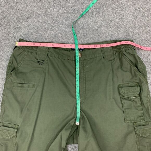 5.11 Tactical Short Men 40 TDU Green Ripstop Taclite PRO Utility Pockets Outdoor - Picture 5 of 14